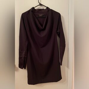 Ted baker women’s Elegant Black Dress long sleeve size 2(6us)